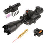 TAC - 4: 4 Piece 4 - 16x50 Illuminated Reticle Scope Package - Aimoptic