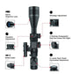 TAC - 5: 4 - 12x50 Illuminated Reticle Scope Package - Includes 4 Mode Dot Sight and Green or Red Laser - Aimoptic