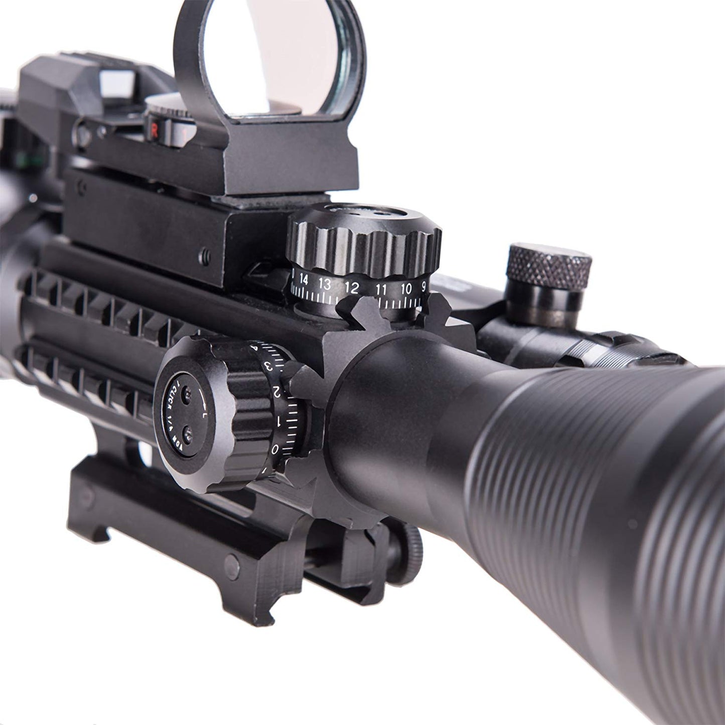 TAC - 6: 4 - 12x50 Illuminated Reticle Scope Package - Aimoptic
