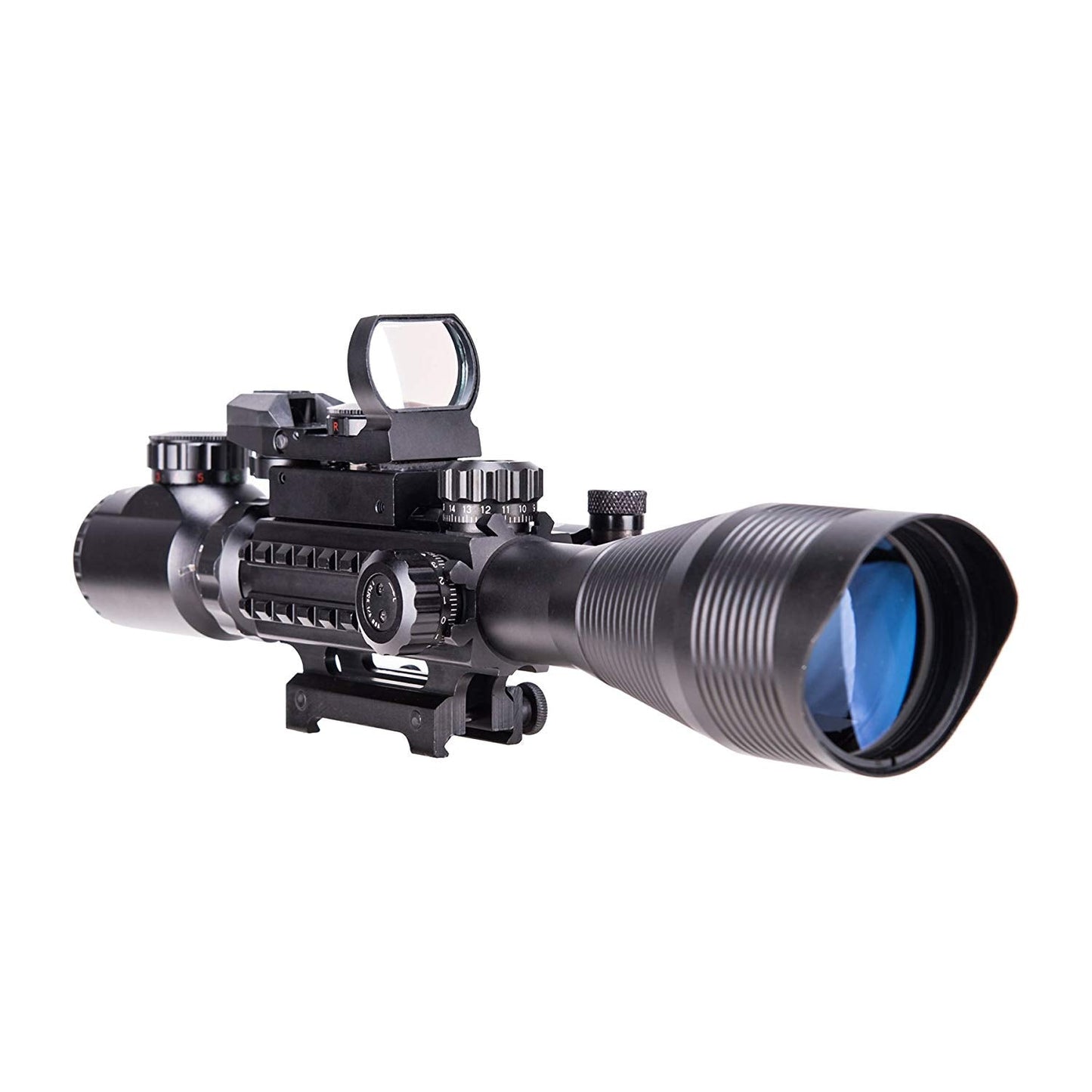 TAC - 6: 4 - 12x50 Illuminated Reticle Scope Package - Aimoptic