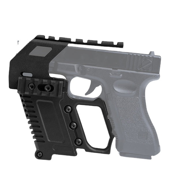 Tactical Area Pistol Kit Installation W/Rail Panel ABS for Glock G17,G18,G19 - Aimoptic