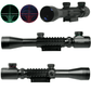 Tactical C3 - 9X40EG Optical Rifle Scope with Green Laser Sight Mounts & Acc Rails - Aimoptic