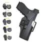 Tactical Holster Level Retention Auto Lock Duty Pistol Gun Holster - Aimoptic