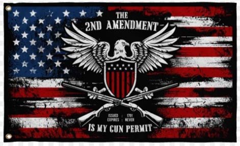The 2nd Amendment is My Permit Flag - 3' x 5' - Aimoptic