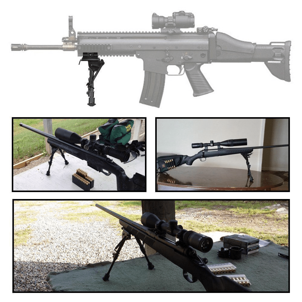 The AR - 15 5 Piece Package w/ Illuminated Scope, Green Laser,Dot Sight, .223 Bore Sight and Bipod - Aimoptic