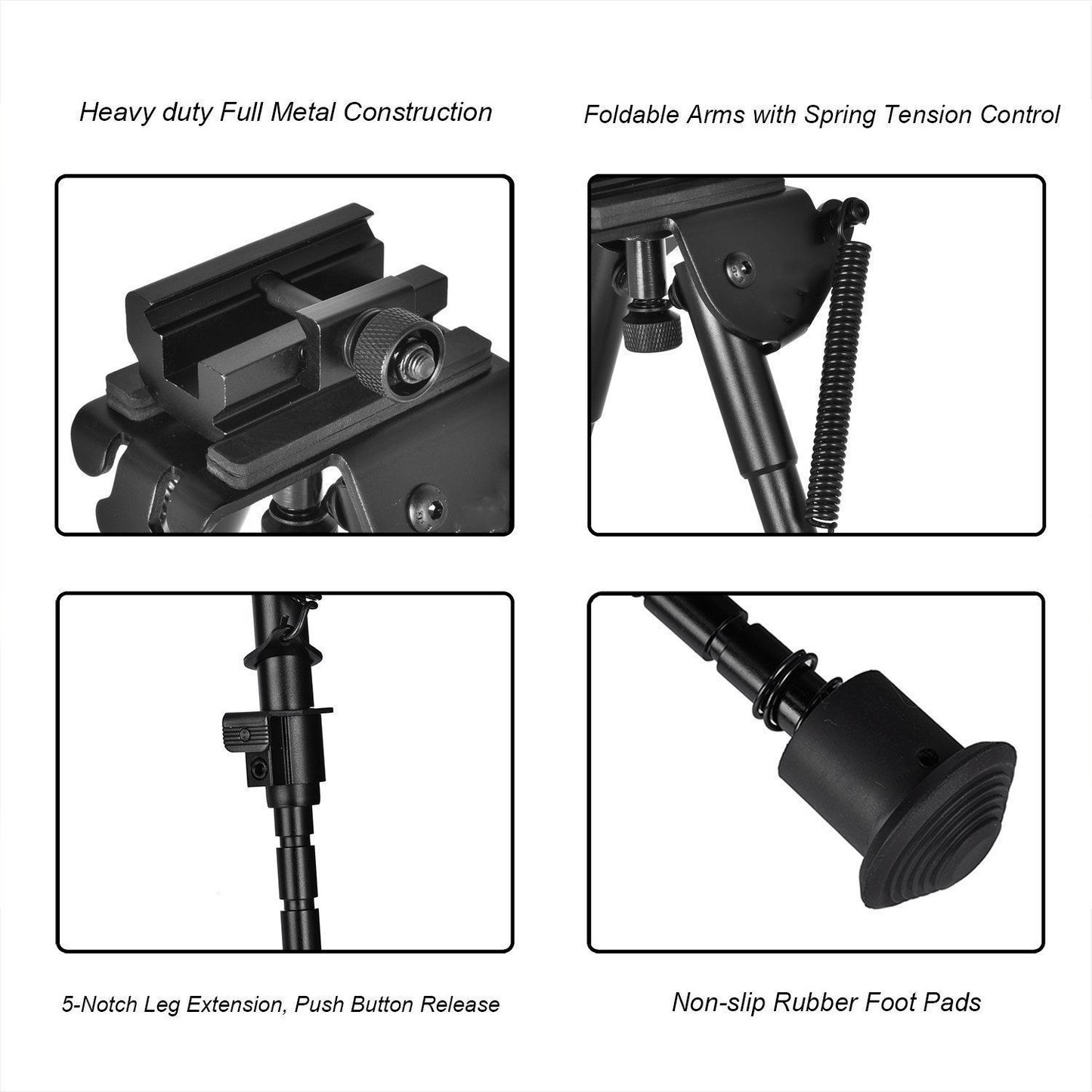 The AR - 15 5 Piece Package w/ Illuminated Scope, Green Laser,Dot Sight, .223 Bore Sight and Bipod - Aimoptic