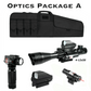The AR - 15 Liberty Package with Illuminated Scope, Vertical Foregrip and 41" Liberty Case - Aimoptic
