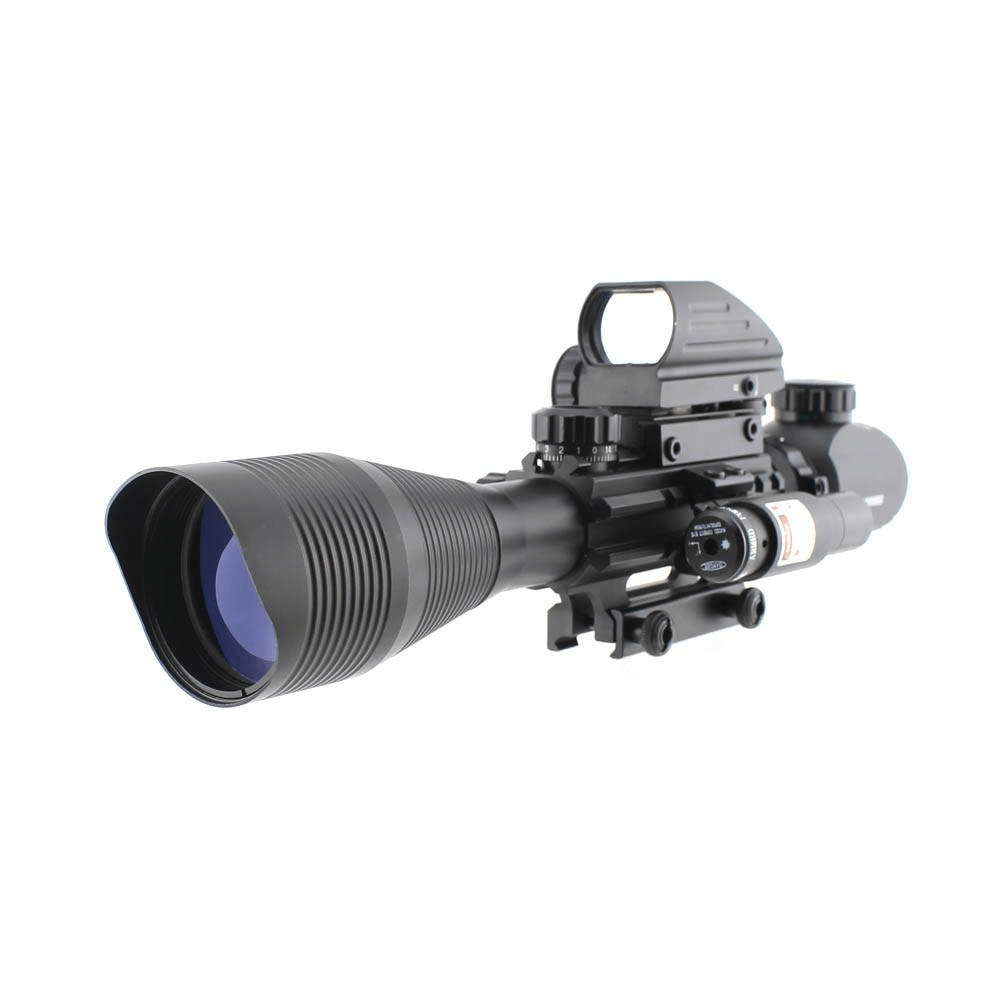The Marksman 5 Piece Package with Illuminated Scope - Aimoptic