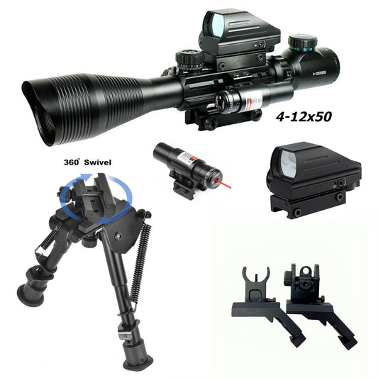 The Performance 5 Piece Package with Illuminated Scope - Aimoptic