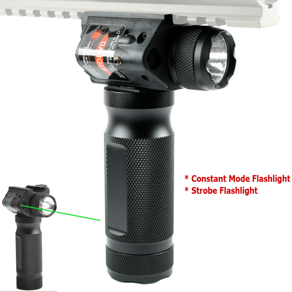 Vertical Foregrip 3 in 1 Flashlight - Aimoptic